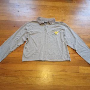 MTV Long Sleeve Cropped Top